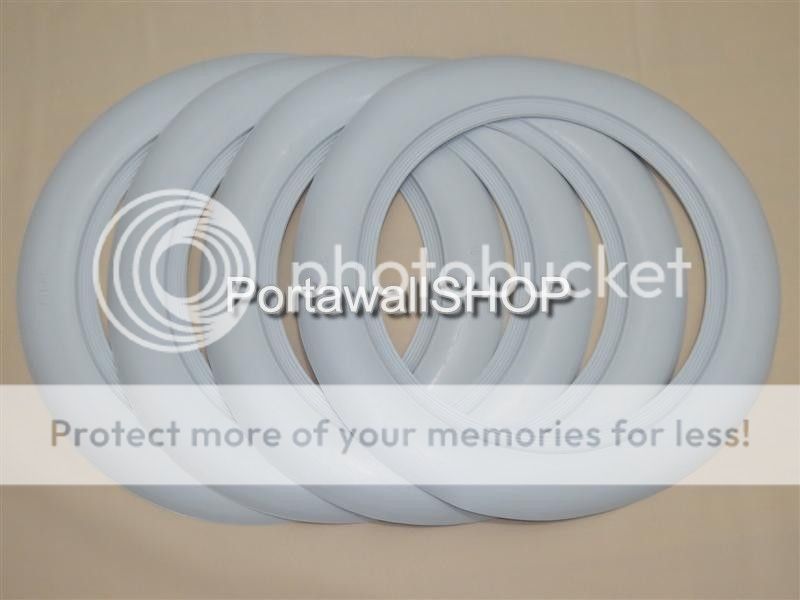 Atlas 15''x3'' Wide White Wall PORTAWALL Tire Insert Set Photo by